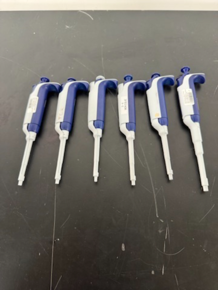 Image of Rainin Pipet-Lite XLS Single Channel Pipettes - Quantity 6